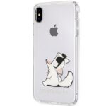 Karl Lagerfeld Choupette Fun – iPhone Xs Max dėklas (skaidrus)