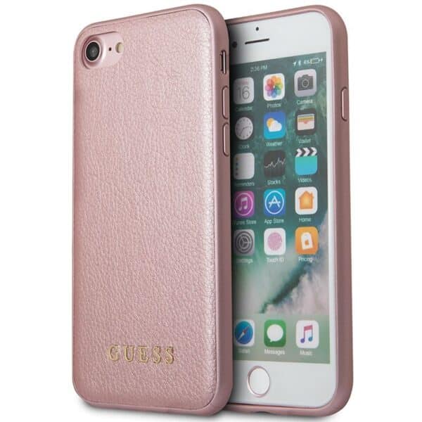 Guess Iridescent – dėklas, skirtas iPhone 8/7 (Rose Gold)