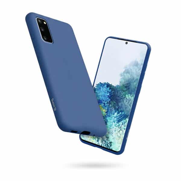 Crong Color Cover – lankstus dėklas, skirtas Samsung Galaxy S20 (mėlynas)