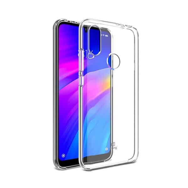 Crong Crystal Slim Cover – apsauginis dėklas, skirtas Xiaomi Redmi 7 (skaidrus)