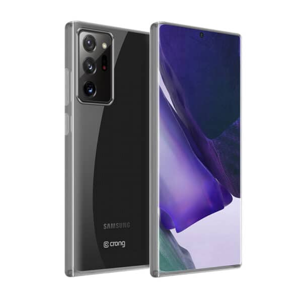 Crong Crystal Slim Cover – apsauginis dėklas, skirtas Samsung Galaxy Note 20 Ultra (skaidrus)