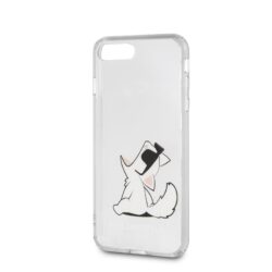 Karl Lagerfeld Choupette Fun – dėklas, skirtas iPhone SE 2020 / 8 / 7 (skaidrus)
