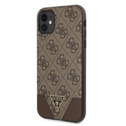 „Guess 4G Triangle Collection“ – „iPhone 11“ dėklas (rudas)