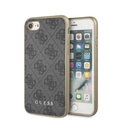 Guess 4G Charms kolekcija – iPhone SE 2022 / SE 2020 / 8 / 7 (pilka) dėklas