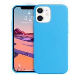 Crong Color Cover – lankstus dėklas, skirtas iPhone 12 Mini (mėlynas)