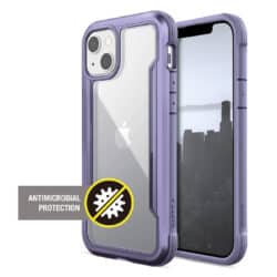 X-Doria Raptic Shield Pro – dėklas, skirtas iPhone 13 (antibakterinis) (violetinė)