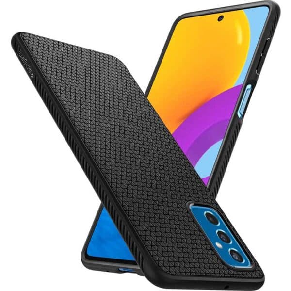Spigen Liquid Air – dėklas, skirtas Samsung Galaxy M52 5G (juodas)