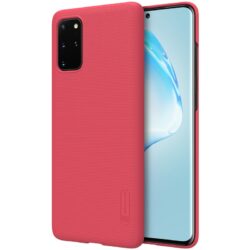 Nillkin Super Frosted Shield – dėklas, skirtas Samsung Galaxy S20+ (ryškiai raudonas)