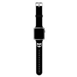 Karl Lagerfeld Choupette Head – laikrodžio dirželis, skirtas Apple Watch 38/40mm (juodas)