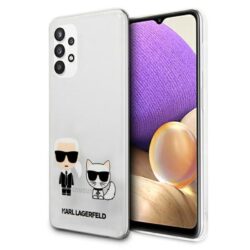 Karl Lagerfeld Ikonik + Choupette – Samsumg Galaxy A32 5G dėklas (skaidrus)