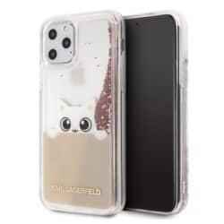 Karl Lagerfeld K-Peek A Boo – iPhone 11 Pro dėklas (Blizgantis rožinis auksas)