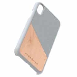 Nordic Elements Original Hel – iPhone XR dėklas su tikro klevo mediena (šviesiai pilka)