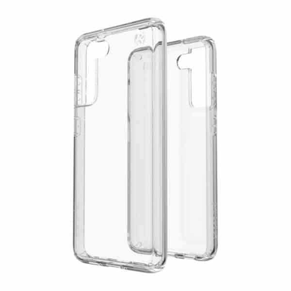 „Speck Presidio ExoTech“ dėklas, skirtas „Samsung Galaxy S21 FE“ su „MICROBAN“ (skaidrus)