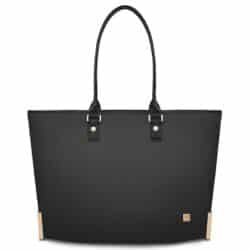 Moshi Aria – plonas ir lengvas dėklas su paminkštintu nešiojamojo kompiuterio dėklu, skirtas kompiuteriams iki 13 colių (Slate Black)