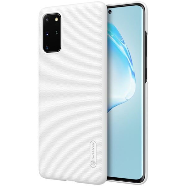 Nillkin Super Frosted Shield – dėklas, skirtas Samsung Galaxy S20+ (baltas)