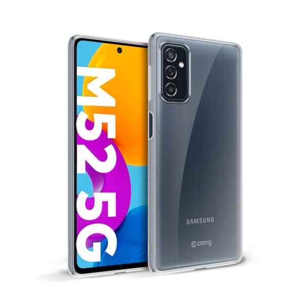 Crong Crystal Slim Cover – apsauginis dėklas, skirtas Samsung Galaxy M52 5G (skaidrus)