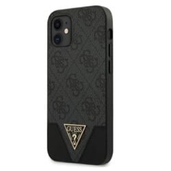 Guess 4G Triangle Collection – iPhone 12 mini dėklas (pilkas)