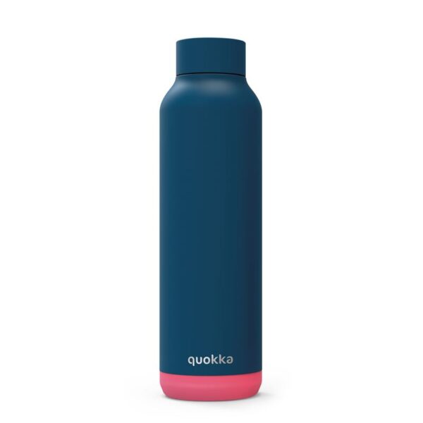 Quokka Solid - Nerūdijančio plieno dvigubų sienelių, vakuuminė vandens gertuvė, nešiojamas termosas 630 ml (Pink Vibe)