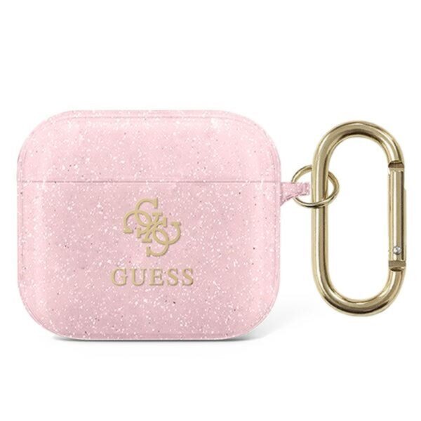 3A14895F-3754-EC11-91AD-2CEA7FB072AA.jpg Guess 4G Glitter – Airpods 3 dėklas (rožinis)