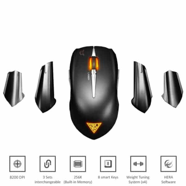 Gamdias Erebos Extension Laser Game Mouse (8200 DPI)