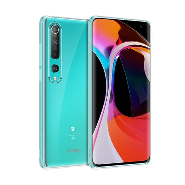 Crong Crystal Slim Cover – apsauginis dėklas, skirtas Xiaomi Mi 10 (skaidrus)