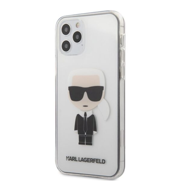 Karl Lagerfeld Ikonik – „iPhone 12“ / „iPhone 12 Pro“ dėklas (skaidrus)