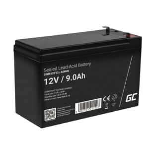 Green Cell – AGM VRLA 12V 9Ah nereikalaujantis priežiūros akumuliatorius, skirtas UPS