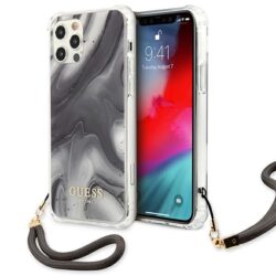 Guess Marble su laidu – iPhone 12 / iPhone 12 Pro dėklas