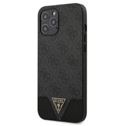 Guess 4G Triangle kolekcija – iPhone 12 Pro Max dėklas (pilkas)