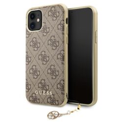 Guess 4G Charms kolekcija – dėklas, skirtas iPhone 11 (rudas)