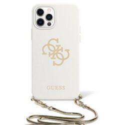 Guess 4G Big Logo Chain – dėklas, skirtas iPhone 11 (baltas)