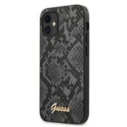 Guess Python Collection – iPhone 12 mini dėklas (juodas)