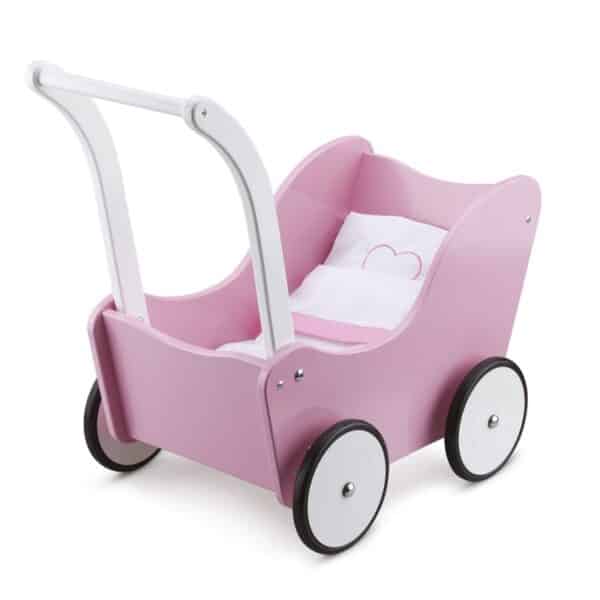 New Classic Toys - Rožinis lėlės vežimėlis
