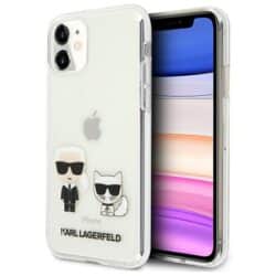 Karl Lagerfeld Ikonik & Choupette – dėklas, skirtas iPhone 11 / iPhone XR (skaidrus)