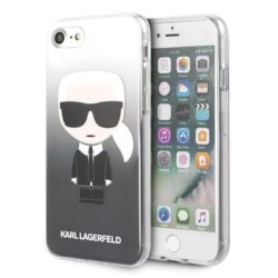 Karl Lagerfeld Iconic Karl Gradient – dėklas iPhone SE 2020 / 8 / 7 (rožinis)