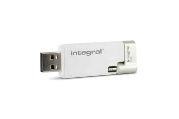Integruotas iShuttle – kompaktiškas ir patogus USB 3.0 atmintukas su pridėta „Lightning“ jungtimi