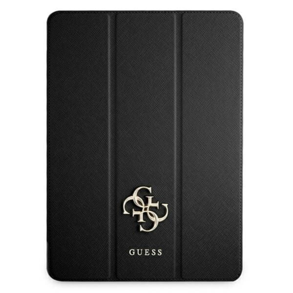 Guess Saffiano 4G didelis metalinis logotipas – dėklas, skirtas iPad Pro 11" 2021 (juodas)