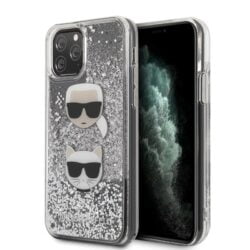 Karl Lagerfeld Liquid Glitter Hearts – iPhone 11 Pro dėklas