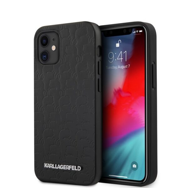 Karl Lagerfeld Kameo – dėklas, skirtas iPhone 12 Mini (juodas)