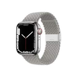 Crong Wave Band, skirtas Apple Watch 38/40/41mm (šviesiai pilka)