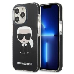 Karl Lagerfeld Fullbody Ikonik – iPhone 13 Pro dėklas (juodas)