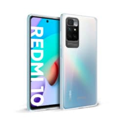 Crong Crystal Slim Cover – apsauginis dėklas, skirtas Xiaomi Redmi 10 (skaidrus)