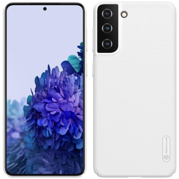 8607C37D-6051-EC11-91AD-2CEA7FB072AA.jpg Nillkin Super Frosted Shield – dėklas, skirtas Samsung Galaxy S21+ (baltas)