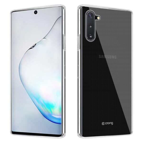Crong Crystal Slim Cover – apsauginis dėklas, skirtas Samsung Galaxy Note 10 (skaidrus)