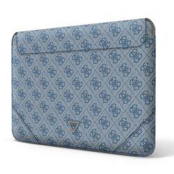 „Guess 4G Uptown Triangle Logo Sleeve“ – nešiojamojo kompiuterio dėklas 13 colių / 14 colių (mėlynas)