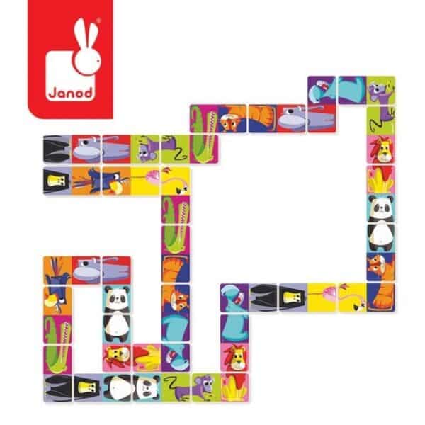 Janod – Domino žaidimas Džiunglės (28 vnt.)