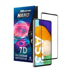 Crong 7D nano lankstus stiklas – pilnai dengianti hibridinė ekrano apsauga 9H Samsung Galaxy A53