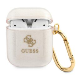 Guess Colored Glitter – Airpods dėklas (auksinis)