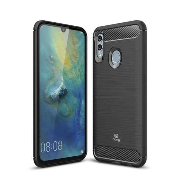 Crong Soft Armor Cover – apsauginis dėklas, skirtas Huawei P Smart (2019) (juodas)