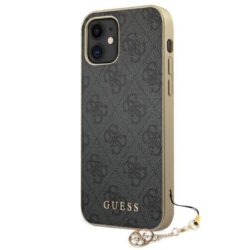 Guess 4G Charms kolekcija – dėklas, skirtas iPhone 12 mini (pilkas)